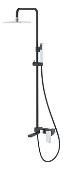 Стойка для душа Q BlackChrome.2_Комплект Стойка для душа Q BlackChrome.2_Комплект