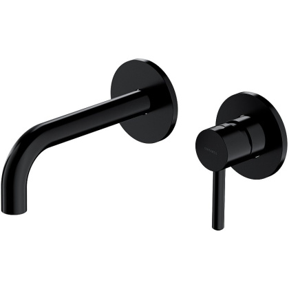 Смеситель для умывальника скрытого монтажа OMNIRES Y Y1215HBL (черный)