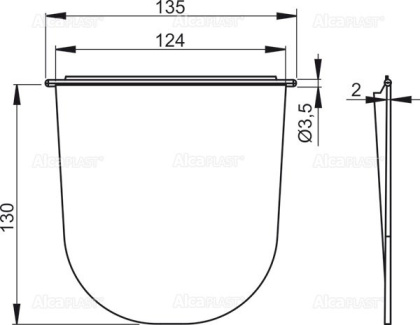 Заслонка - серая