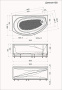 Ванна "Damelia" 150х90 R