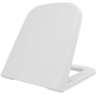 Сиденье с крышкой Scala, дюропласт, плавное опускание, мат белый, арт. A0322-002, шт