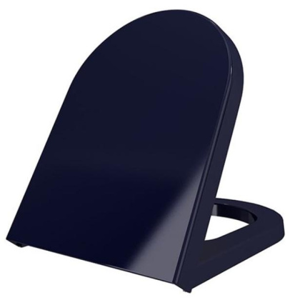 Сиденье с крышкой (soft close) Taormina/Jet Flush,дюропласт, глянцевый сапфир, A0300-010 (A0301-010), шт