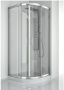 Душевой уголок Aquanet Alfa NAA2142 100x100, R550, прозрачное стекло