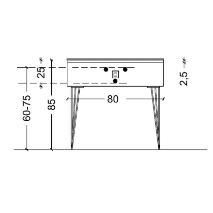 Консоль LUCIDO 80 см Глянцевый Графит 307005 770-080-GR Boheme Консоль LUCIDO 80 см Глянцевый Графит 307005 770-080-GR Boheme