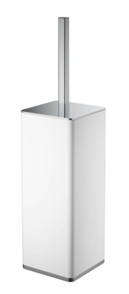 Ерш напольный квадратный белый-хром 10949-W-CR Boheme