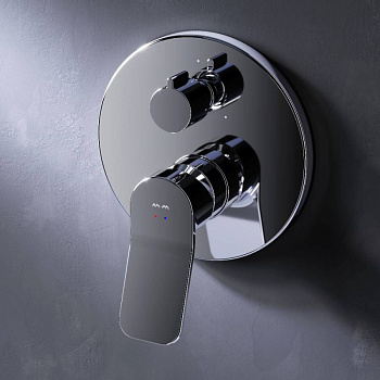 F85A55000 X-Joy Смеситель встроенный на 3 потребителя, хром