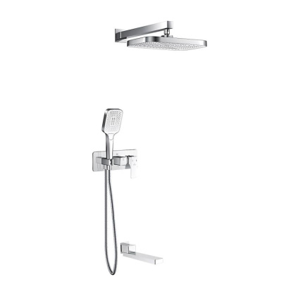 Душевая система встраиваемая Rose R1035, хром Душевая система встраиваемая Rose R1035, хром