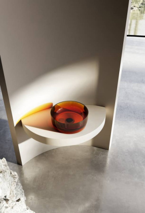 Раковина накладная прозрачная ABBER Kristall AT2804Opal Раковина накладная прозрачная ABBER Kristall AT2804Opal