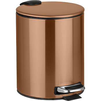 Ведро для мусора Bemeta Amber 155315010 Медное золото матовое, 5 л Ведро для мусора Bemeta Amber 155315010 Медное золото матовое, 5 л