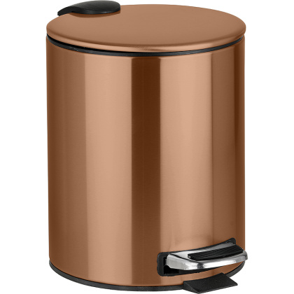 Ведро для мусора Bemeta Amber 155315010 Медное золото матовое, 5 л Ведро для мусора Bemeta Amber 155315010 Медное золото матовое, 5 л