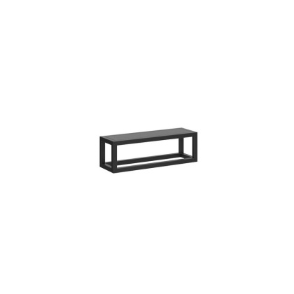 Полка PLAZA Next подвесная 35, черная матовая PL.N.sh.35\BLK