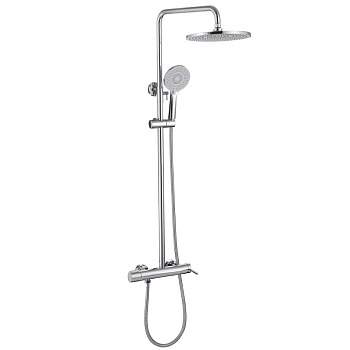 Душевая стойка ABBER Emotion AF8816 с изливом, хром Душевая стойка ABBER Emotion AF8816 с изливом, хром