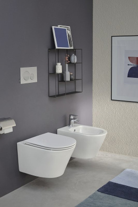 Крышка-сиденье для унитаза  E23280-00 Jacob Delafon Rodin+ белый с микролифтом, шт Крышка-сиденье для унитаза  E23280-00 Jacob Delafon Rodin+ белый с микролифтом, шт