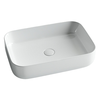 Умывальник чаша накладная прямоугольная Element 600*420*140мм