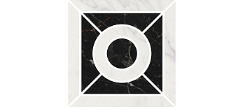 Декор Фрагонар наборный белый 9,9x9,9x0,9