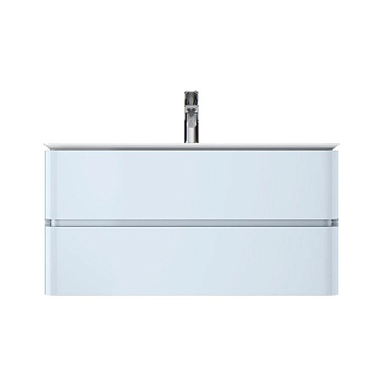 M30FHX1002BG Sensation, База под раковину, подвесная, 100 см, ящики, светло-голубой, глянцевая, шт