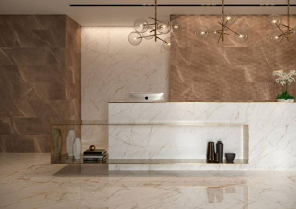 Плитка M6SZ  Allmarble Wall Statuario Lux 40х120 Плитка M6SZ  Allmarble Wall Statuario Lux 40х120