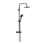 977800300 Jupiter душевая система со смесителем с термостатом чёрный 977800300 Jupiter душевая система со смесителем с термостатом чёрный
