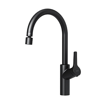 DX310722300 Eclipse, Смеситель Для кухни с двухрежимным регулируемым аэратором, Черный