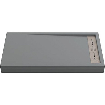 Душевой поддон Creto Scala 120x80 прямоугольный, серый