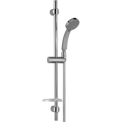 Душевой гарнитур Jacob Delafon Citrus E12907-CP 4 режима, d 9 см., хром Душевой гарнитур Jacob Delafon Citrus E12907-CP 4 режима, d 9 см., хром