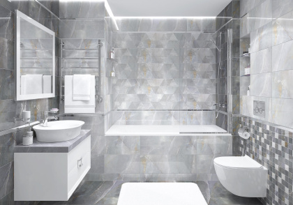 Керамогранит Laparet Shade темно-серый 60х60 (4шт_1,44м2), м2