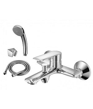 Смеситель для ванны/душа Agger Clean A2410000 с душевым набором Смеситель для ванны/душа Agger Clean A2410000 с душевым набором