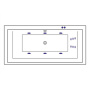 Ванна EXCELLENT Crown Grand 190x90 "LINE" (хром) Ванна EXCELLENT Crown Grand 190x90 "LINE" (хром)