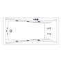 Ванна EXCELLENT Palace 170x75 "SMART" (хром) Ванна EXCELLENT Palace 170x75 "SMART" (хром)