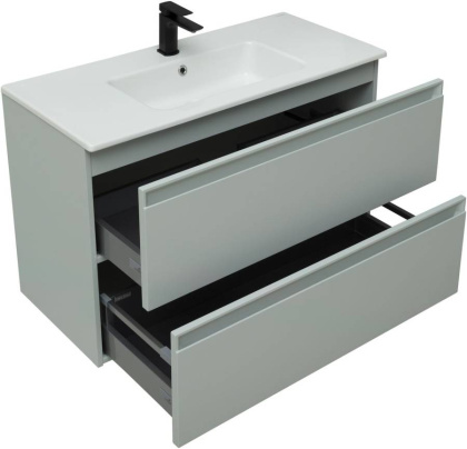 Тумба под раковину Allen Brau Eclipse 100 1.E1003.PWM папирус матовый