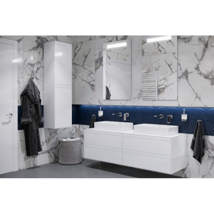 Шкаф-пенал EXCELLENT Finli 40 см (белый глянец)