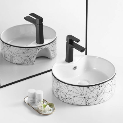 Умывальник накладной, круглый Point Виктория 41, PN43065WB Умывальник накладной, круглый Point Виктория 41, PN43065WB