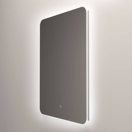 Зеркало LED VLM-3BE600 600х800 c сенсорным выключателем и диммером