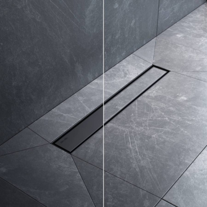 W01SC-U11-050-04BM MasterFlow Трап для душа линейный универс затвор Tile 50см цвет черн мат W01SC-U11-050-04BM MasterFlow Трап для душа линейный универс затвор Tile 50см цвет черн мат