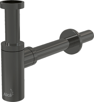 Сифон для умывальника DN32 DESIGN, GUN METAL-глянец Сифон для умывальника DN32 DESIGN, GUN METAL-глянец