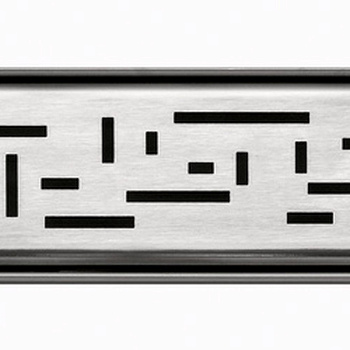 Декоративная решетка TECEdrainline "lines", нержавеющая сталь, сатин, для душевого канала, прямая 700