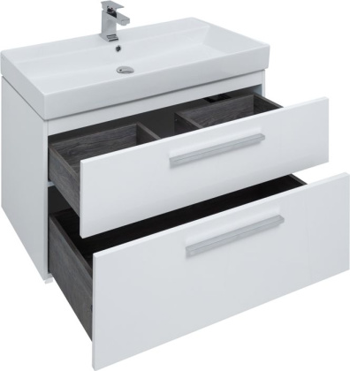 Мебель для ванной Aquanet Nova 90 белый (2 ящика) Мебель для ванной Aquanet Nova 90 белый (2 ящика)