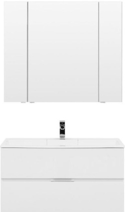 Мебель для ванной Aquanet Алвита 100 белый Мебель для ванной Aquanet Алвита 100 белый