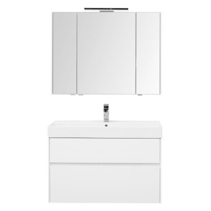 Мебель для ванной Aquanet Бруклин 100 белый Мебель для ванной Aquanet Бруклин 100 белый