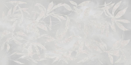 60x120 АртВолл Цветы Серый Матовый Ректификат