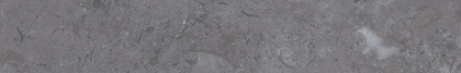 Плинтус Про Лаймстоун серый темный натуральный обрезной 60x9,5x0,9