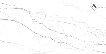 NS Ceramic Керамогранит с Эффектом Камня NSC1274 White 60x120 - керамическая плитка и керамогранит