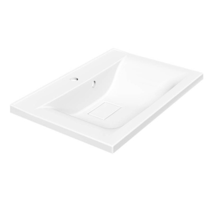 Раковина VCB-3M650W из искусственного камня, цвет белый Раковина VCB-3M650W из искусственного камня, цвет белый