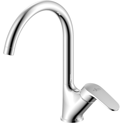 Смеситель Rossinka RS45-23 для кухни с поворотным изливом