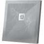 Поддон для душа из искусственного камня VST-4SR1010G, 1000*1000*25, серый