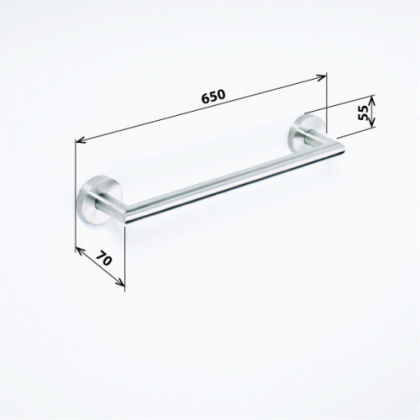 Держатель полотенца 655 мм