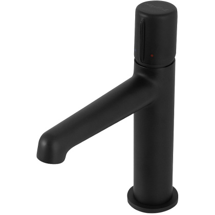 UNO Смеситель для раковины с донным клапаном, чёрный UNO-LVM-NERO