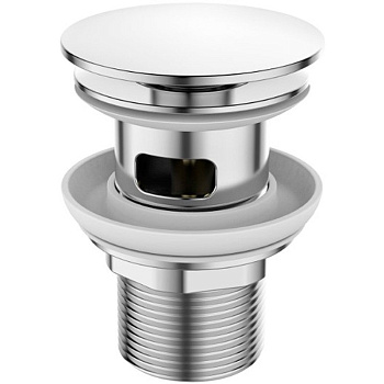 BB-SAT-CRM Донный клапан с системой "Клик-клак" с переливом, хром BB-SAT-CRM Донный клапан с системой "Клик-клак" с переливом, хром