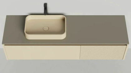 Подвесная тумба Domino 1600, эмаль