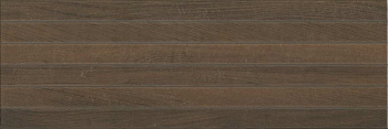 Плитка настенная 13096R Семпионе коричневый темный структура обрезной 30*89.5*11 (5шт\1.343м2), м2